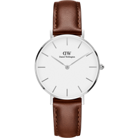 Daniel Wellington DW Montre 28mm MIC Petite St Mawes Silver