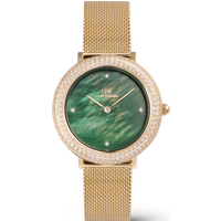 Daniel Wellington DW Montre 32mm Crystalline Bezel Evergold Green Gold