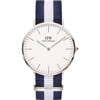 Daniel Wellington DW Montre 36mm Classic Glasgow Silver