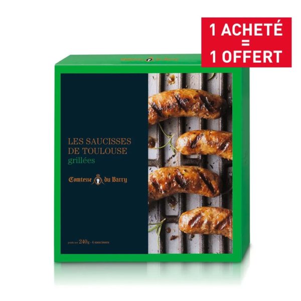 Saucisses de Toulouse grillées 240g-Comtesse du Barry