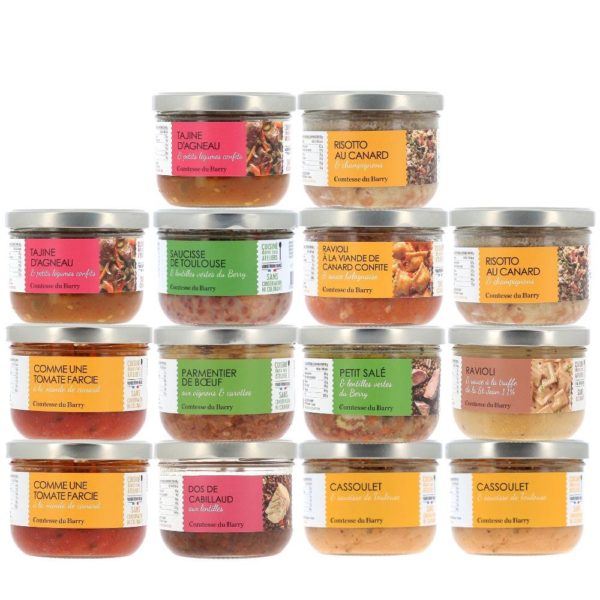 L' assortiment gourmand - plats individuels pour 1 personne-Comtesse du Barry
