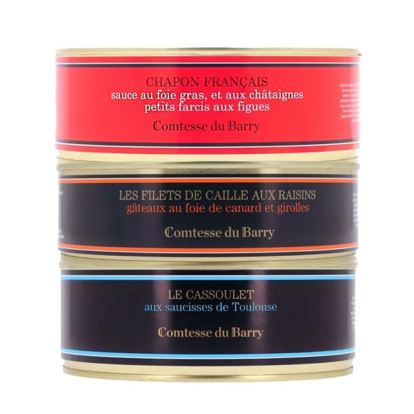 L’assortiment de plats fins cuisinés-Comtesse du Barry