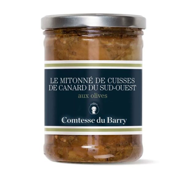 Mitonné de cuisses de canard du Sud-Ouest aux olives-Comtesse du Barry