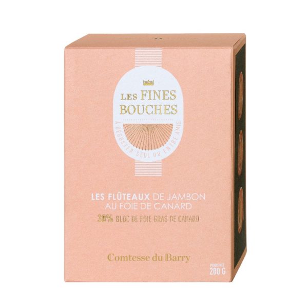 Flûteaux de jambon au foie de canard 200g-Comtesse du Barry