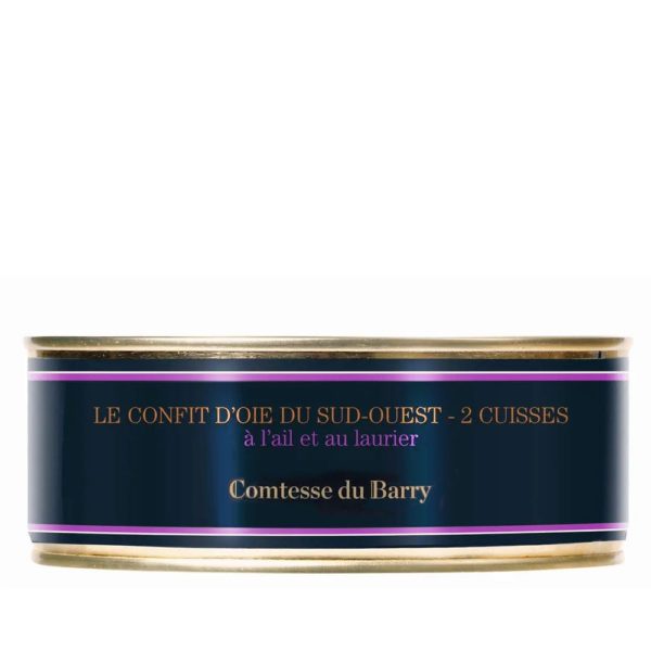Confit d’oie du Sud-Ouest à l’ail et au laurier – 2 cuisses-Comtesse du Barry