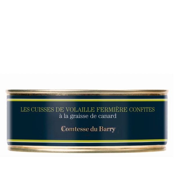 Cuisses de volaille fermière confites à la graisse de canard-Comtesse du Barry