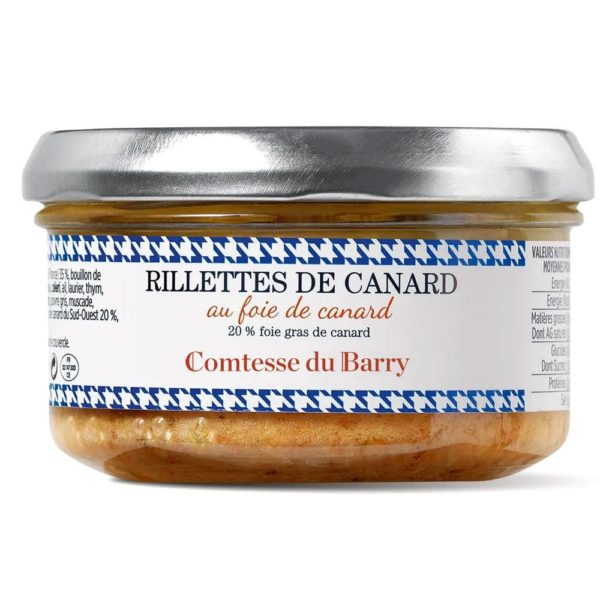 Rillettes de canard au foie de canard-Comtesse du Barry