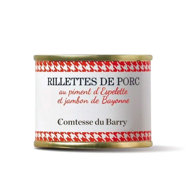Rillettes de porc au piment d’Espelette et jambon de Bayonne-Comtesse du Barry