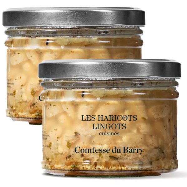 Lot de 2 haricots lingots cuisinés 350g-Comtesse du Barry