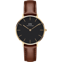 Daniel Wellington DW Montre 32mm Petite St Mawes Black Gold