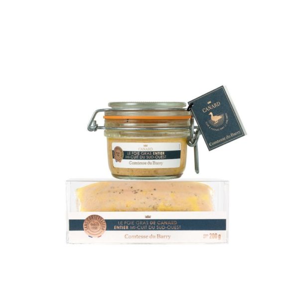 L’assortiment de foie gras mi-cuit de canard-Comtesse du Barry