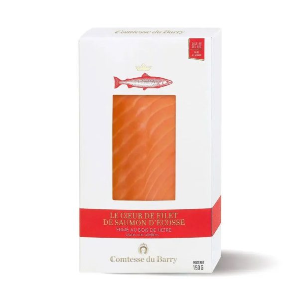 Cœur de filet de saumon d’Ecosse fumé au bois de hêtre 150g-Comtesse du Barry