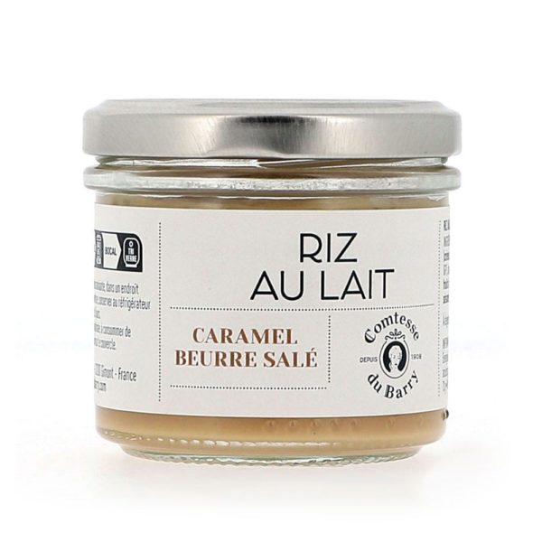 Riz au lait caramel beurre salé-Comtesse du Barry