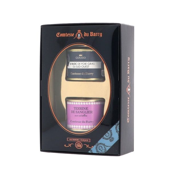 Coffret Duo terrine et foie gras-Comtesse du Barry