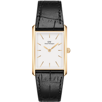 Daniel Wellington DW Montre 22x32 Bound Black Crocodile Gold